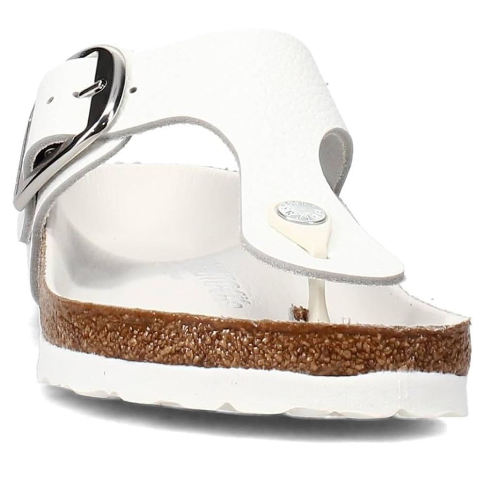 NWT Birkenstock Gizeh Big Buckle in beautiful white size 36
